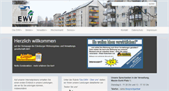 Desktop Screenshot of ewv-immobilien.de